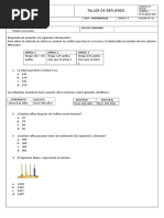 Taller de Refuerzo Grado 2º