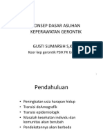 Konsep Dasar Asuhan Keperawatan Gerontik