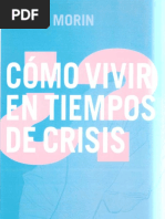 Como Vivir en Tiempos de Crisis Edgar Morín