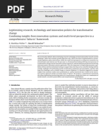 Legitimizing Research Technology and Innovation Policies For Transformative Change