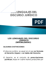 2.3. Lenguaje, Derecho y Discurso Jurídico