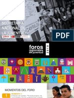 Diapositivas - Foros Regionales 2019