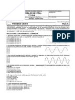 1º Prueba Semestral Fila A