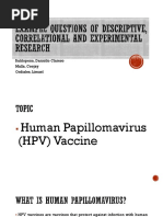 Human Papillomavirus Vaccine