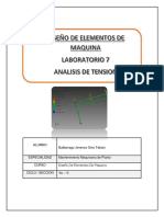 Informe de Análisis de Tensión Mesa