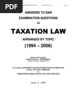 Bar Questions and Answers Taxation Law 1