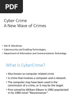 Cyber Crime A New Wave of Crimes