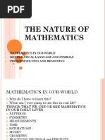 The Nature of Mathematics