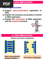 6.2 DNA Replication Full Note