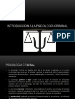 Introducción A La Psicología Criminal