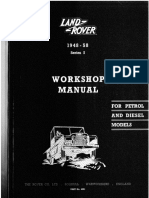 Manual Land Rover Serie 1 - Pesquisavel