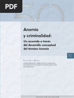 Anomia y Criminalidad