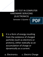 Summative Test in Computer Hardware Servicing