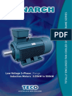 Low Voltage 3-Phase Induction Motors 0.55kW To 500kW: Range