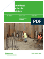 Performance-Based Design Factors For Pile Foundations: October 2014 WA-RD 827.1