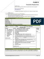 Approved Revised Transaction Dispute Form 062618 PDF