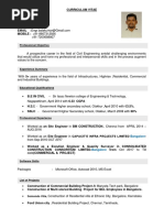 Balaji.E: Curriculum Vitae