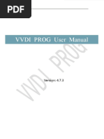 Vvdi Prog Programmer Manual v4.7.3