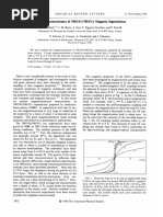 Physical Review of (001) : Giant Magnetoresistance Magnetic Snperlattices F. F