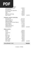 Sample Financial Statement