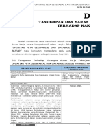 5.d. Tanggapan Dan Saran Terhadap Kak