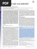 Reviewer Bias in Single-Versus Double-Blind Peer Review: Andrew Tomkins, Min Zhang, and William D. Heavlin