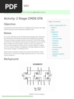 CMOS OTA (Output Transconductance Amplifier) (Analog Devices Wiki)