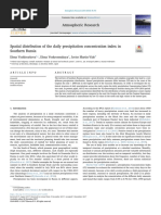 Vyshkvarkova, 2018, Spatial Distribution of The Daily Precipitation Concentration Index in Southern Russia