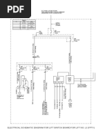 Electrical Schematic Diagram For Lift Switch Board For Lift No. L3 (FPTV)