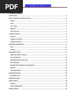 Contents Table Pig Farming Business Plan