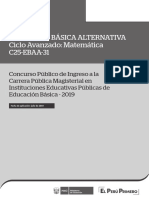 C25-Ebaa-31 - Eba Avanzado Matematica - Forma 1 PDF