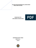 Proyecccion de Poblacion para El 2030 Con Datos de El Dane