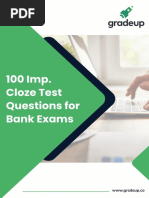 Cloze Test - English Part - pdf-88 PDF