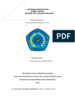 Laporan Praktikum Kimia Fisika Kelarutan Zat Dalam Pelarut: Dosen Pengampu: Fitria Fatichatul Hidayah, M.PD