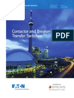 Contactor and Breaker Transfer Switch