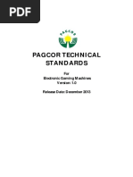 PAGCOR Technical Standards Version 1 0 PDF