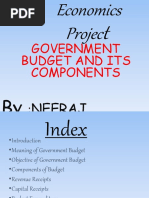 Government Budget and Its Components: Neeraj Garwal