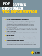 Tax Information: Collecting Customer