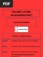 The ABC's of VSA Accumulation Part I