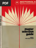 Motorola Master Selection Guide Data Book 1975 