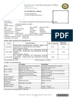 Cumulative Records of Students (Cures)