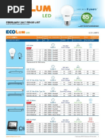 EcoLum Price List