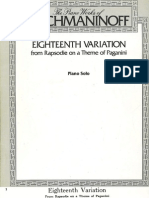 18th Variation - Rachmaninoff