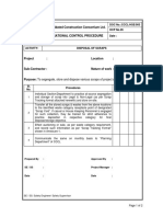 Consolidated Construction Consortium LTD.: DOC No.:CCCL/HSE/003 OCP No.26 Date