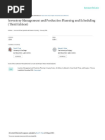 Inventory Management and Production Planning and Scheduling (Third Edition)