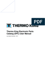 Thermo King Electronic Parts Catalog (EPC) User Manual: Last Update: November 1, 2011