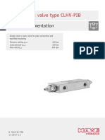 Load-Holding Valve Type CLHV-PIB: Product Documentation