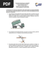 Taller N°6 EQUILIBRIO DEL CUERPO RIGIDO EN 2D