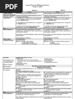 Lesson Plan Multigrade 1&2