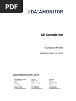 Air Canada Data Monitor